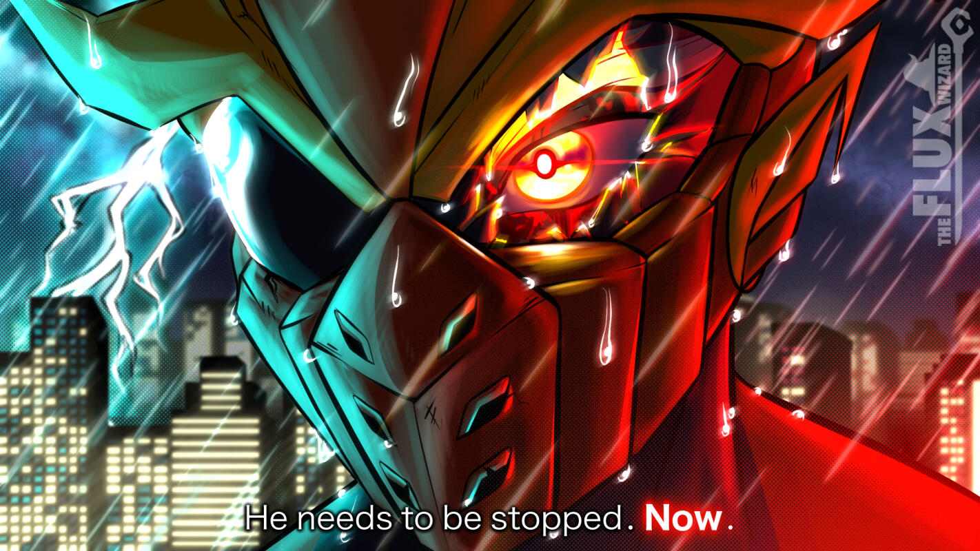 Daybreak Promotion Piece — RENDER: BUST-UP + DETAILED SCENIC BACKGROUND