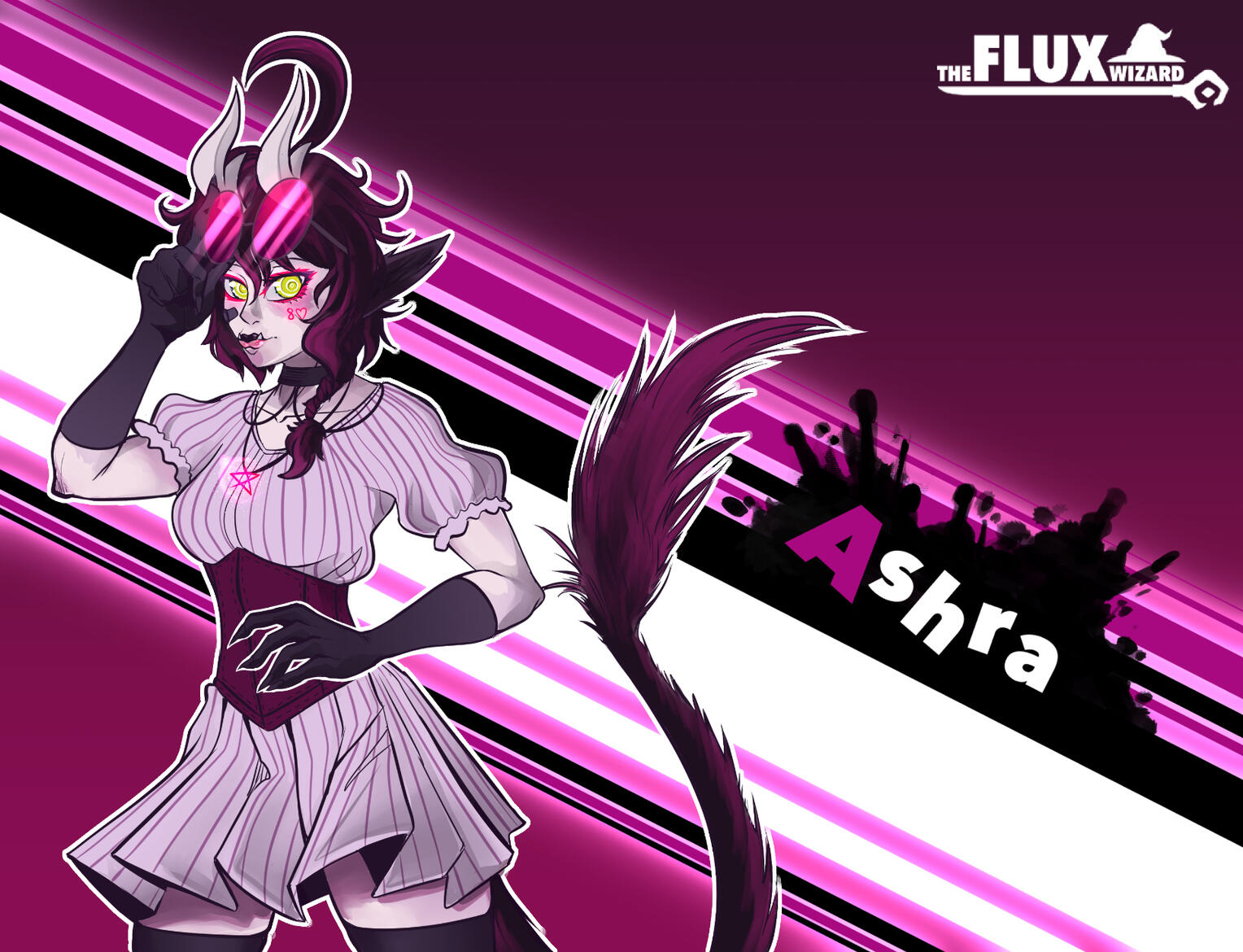 Ashra's Introduction! — FLAT COLOR: FULL BODY