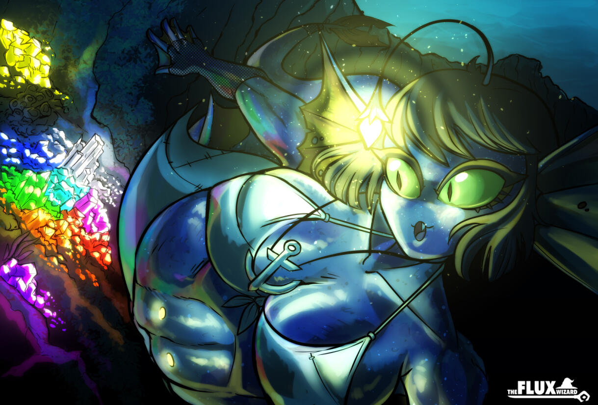 Guppie&#39;s Swim — RENDER: FULL BODY + BACKGROUND