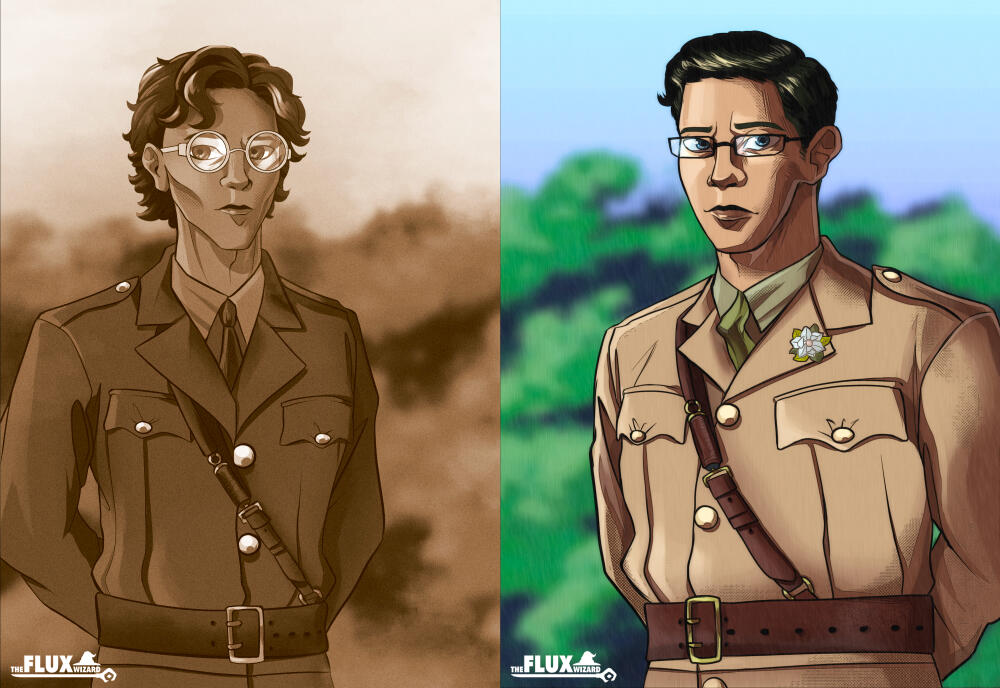 Christian and His Father, Michael the 1st — RENDER: BUST UP (2)